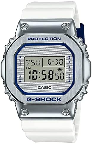 Casio G-Shock Watch - GM-5600LC-7DR Clear Dial, White Band