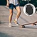 Kalastussaari Skateboard Riser Shock Pads Rubber Soft 3MM Longboard Rise Pads for Longboards Scooters Cruisers Black 10PCS Rubber Skateboard Riser Pads