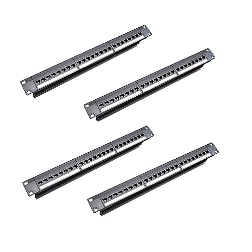 Panneau de brassage CAT6 24 ports pour organiser le câblage d'une baie informatique