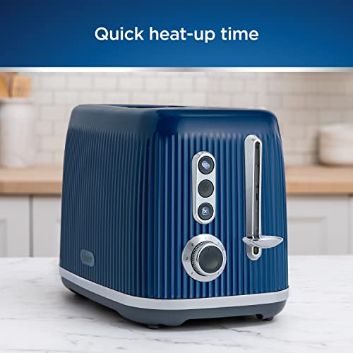 Oster-Retro-2-Slice-Toaster-with-Quick-Check-Lever-Extra-Wide-Slots-Impressions-Collection-Blue Oster Retro 2 Slice Toaster with Quick Check Lever Extra Wide Slots Impressions Collection Blue
