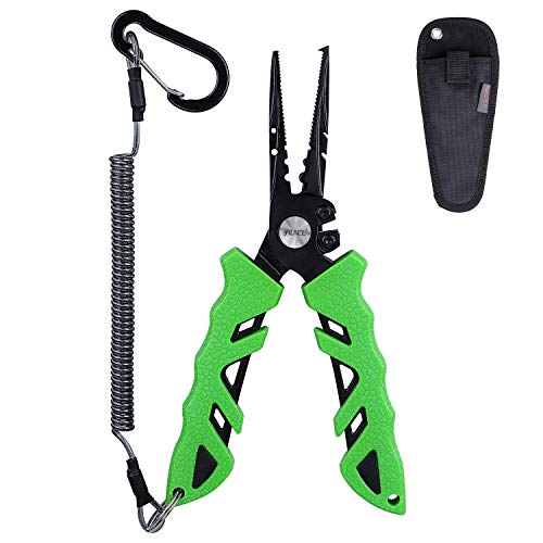RUNCL Fishing Pliers S1, Needle Nose Pliers - Braid Cutter, Hook Remover, Split