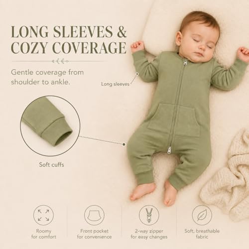 Image of Toddler Sleep Sack with Feet, Long Sleeve, 3-4T, 1-Pack