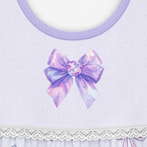 LQSZ Girls Pajamas Set Toddler Girls Flutter Sleeve Sleepwear PJS for Kids4