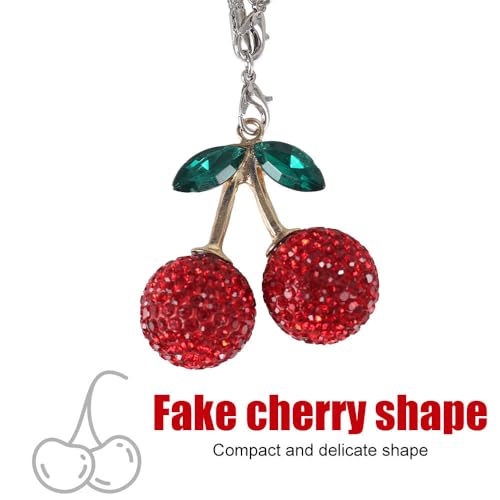 Rétroviseur pendentif fruit strass pour personnaliser un interieur terne