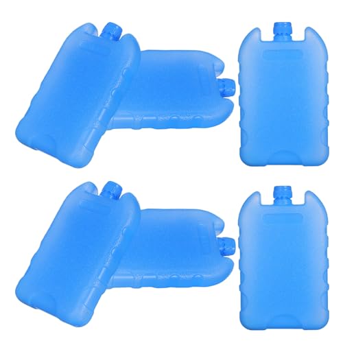 HANABASS Bandejas de Hielo Reutilizables para Aire Acondicionado Portátil 6 Unidades Medianas para Ventilador Enfriador Cubitos de Gel para Camping y Actividades al Aire Libre