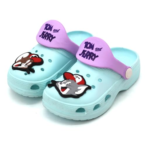 Image of SVAAR Tom & Jerry Kid's Attractive Clogs with Authentic Tom & Jerry Charms and Adjustable Back Strap