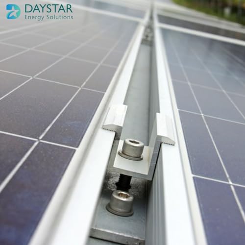 Image of Daystar Solutions Solar Panel mounting clamp 30MM for (3 Panel - 4 End Clamps and 4 Mid Clamps)