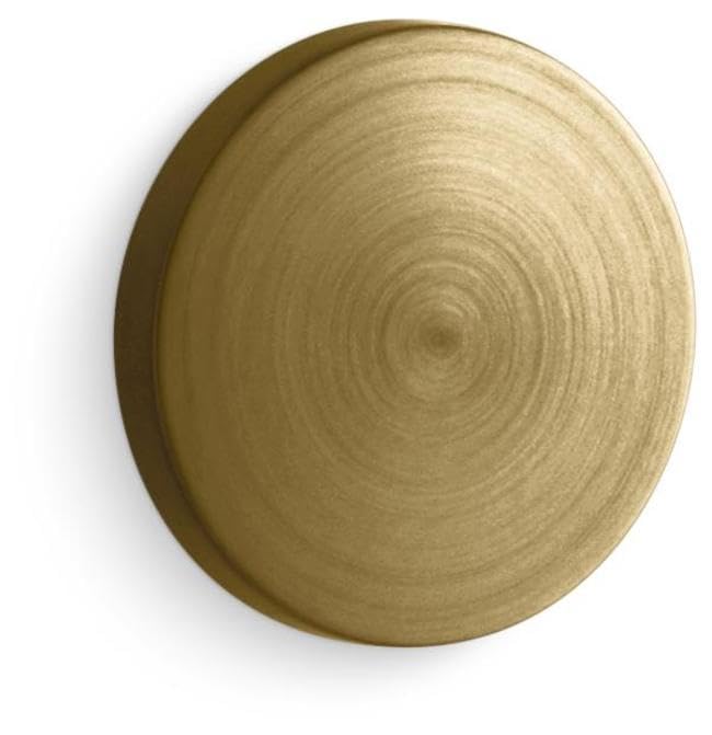 Tapa rebosadero Kohler 6324-2MB soluciona el desgaste en lavabos dorados