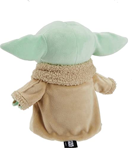 Mattel HNT53 Star Wars Grogu Plush With Beskar Armor, Soft Doll Inspired By Star Wars Mandalorian Book Of Boba Fett, Travel Toys thumb #4