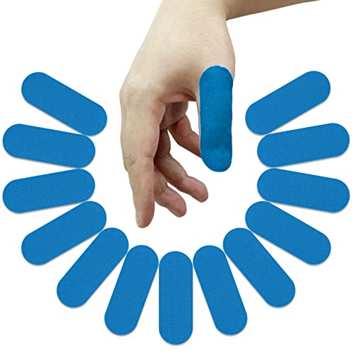Fanwooowcy Bowling Tape - 60 Pieces Protective Thumb Grip For Better Performance, Pre Cut Flexible Bowlers Ball Finger Tape, Exercise Accessories Men Women Kids (Blue) 2.76 X 1 Inch #TOP2