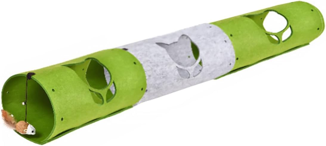 SUPVOX 1set Pet Cat Tunnel Toys Comfortable Cat Plaything for Indoor Fun Safe Felt Design for Relaxation and Play