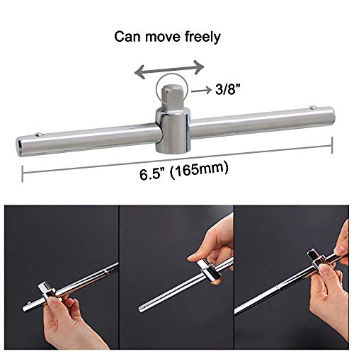 Panmax Universal Socket Tools Gifts For Men, Professional 7Mm-19Mm Tool Sets With Power Drill Adapter,T-Handle Wrench,Best Gifts For Men, Diy Handyman, Father/Dad, Husband, Boyfriend, Him, Women #TOP3