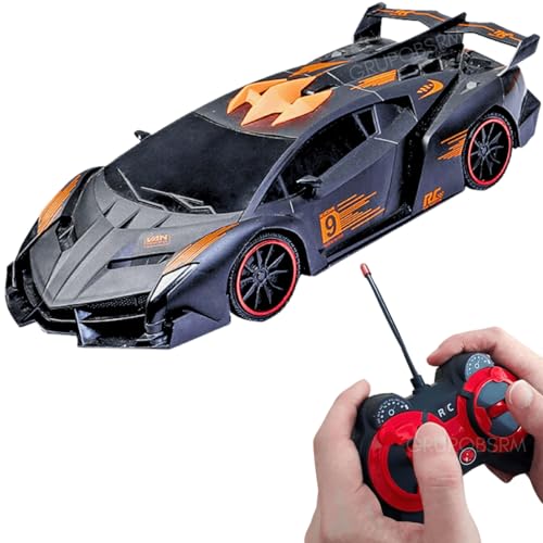 Carrinho de controle remoto grande bateria recarregável 7 Funções brinquedo menino 5 anos para prese