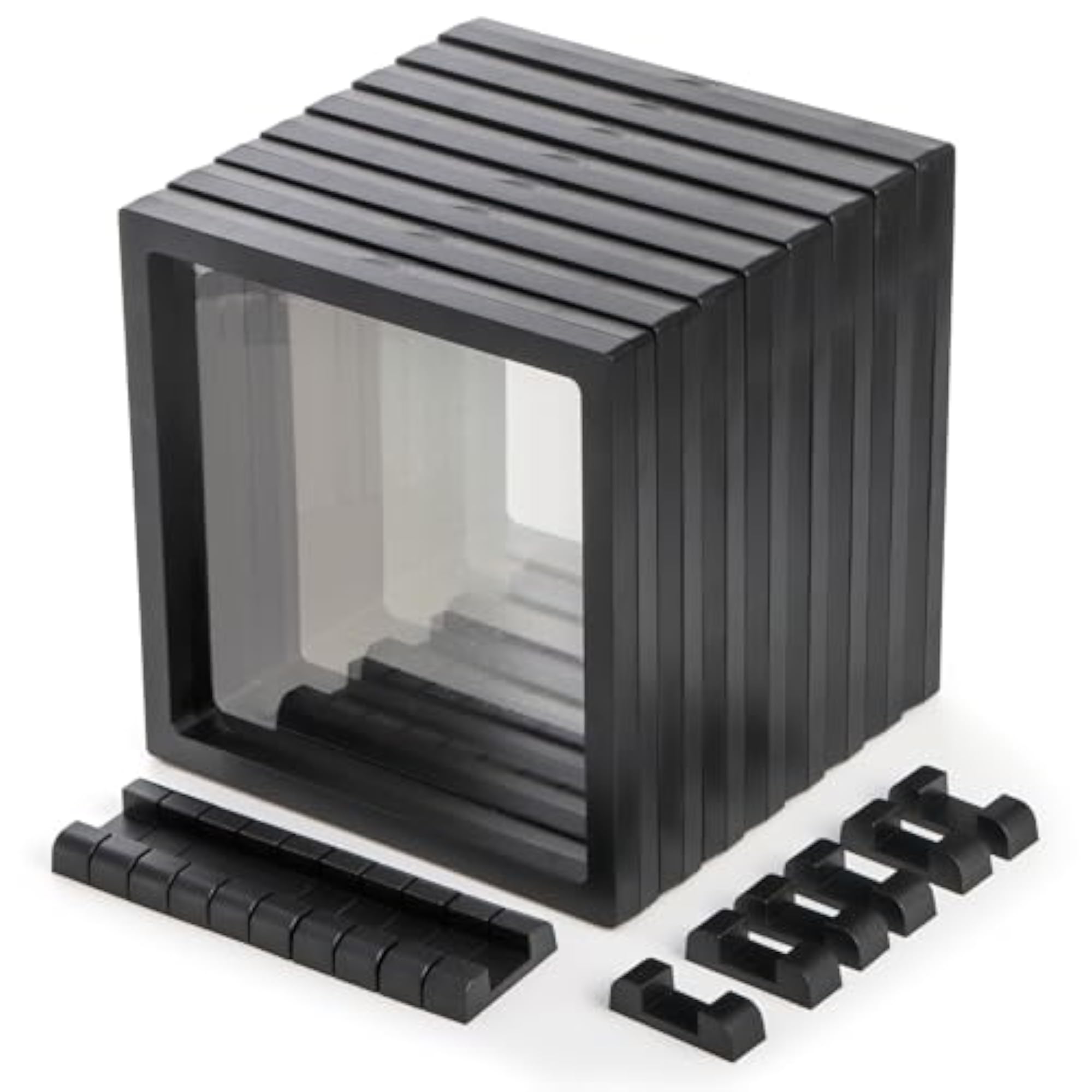 8 Pack Large 3D Floating Display Case