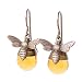 Honey Bee Glass Drop Earrings