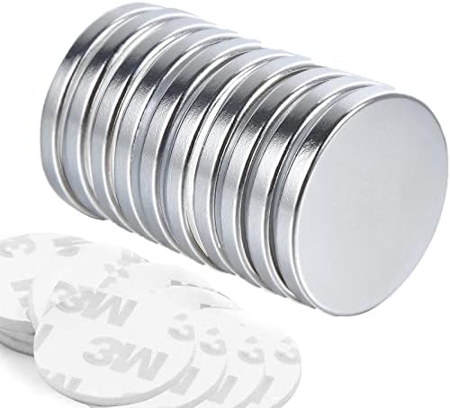 Wukong Powerful Big Disc Magnets 10 Pieses,Rare-Earth Neodymium magnets 30mm x 4mm for Multi-Use Fridge, DIY, Building, Kitchen, Craft