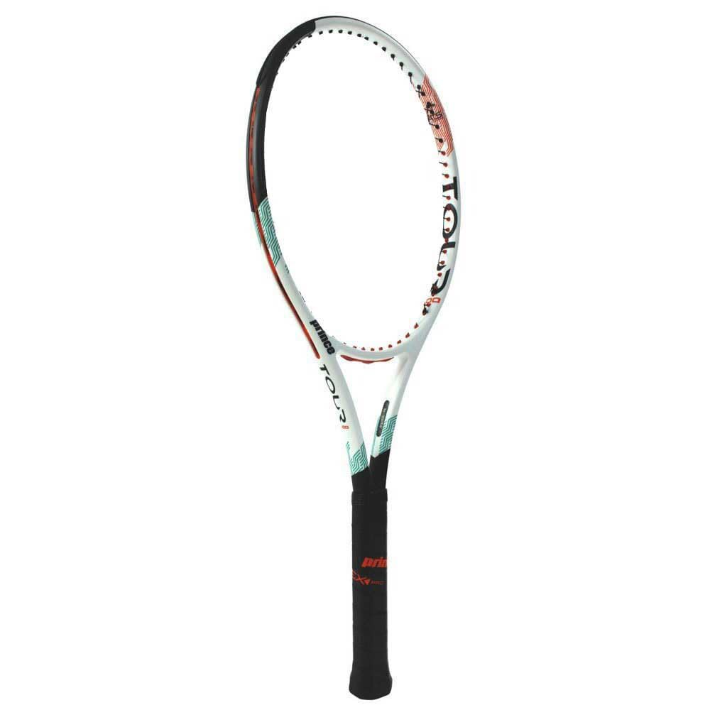 Vtg 1990 Prince Purple Power Pro Mid Plus Tennis Racket 4 3/8 Grip - w/ Bag