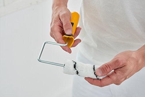 Coral Werkzeug Coral 42400 Einfache coater Mini-Farbroller Rahmen mit einem weichen Griff 10,2 cm – Gelb