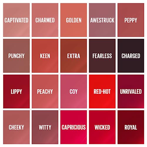 Maybelline New York Maybelline Super Stay Vinyl Ink Longwear No-Budge Liquid Lipcolor Makeup, Highly Pigmented Color and Instant Shine, Captivated, Pink Lipstick, 0.14 fl oz, 1 Count