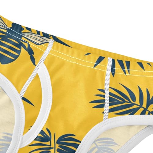 KLL Bees on Yellow Boys Toddler Soft Underwear Briefs Breathable Children Panties4