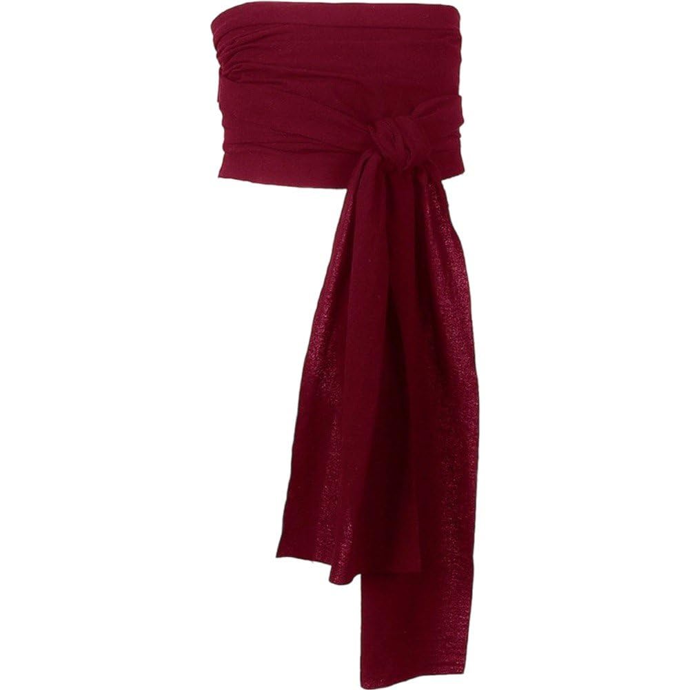 Casiler Wine Red Pirate Medieval Renaissance Large Sash Halloween Costume Waist Sash Belt Pirate Props