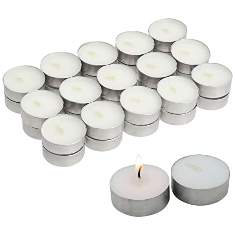 Velas sin humo de té BRAVO HOME, 100 unidades Cover