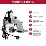 Przenośna maszyna do robót szwalniczych RHINO RH-11P (1750 obr./min) | Ręczna zgrzewarka do worków 1 igła do papieru, rafii, płótna, polipropylenu, juty oraz wszystkich rodzajów toreb i worków