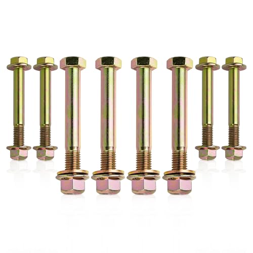 Front Control Arm Bolts Compatible with Jeep Cherokee XJ 1984-2001, Grand Cherokee WJ 1999-2004,Comanche MJ 1986-1992