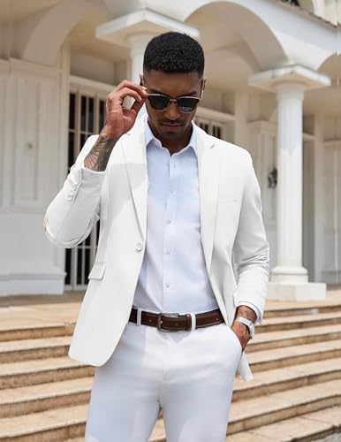 COOFANDY Mens Casual Blazer Slim Fit Sport Coats One Button Stylish Business Suit Jacket2