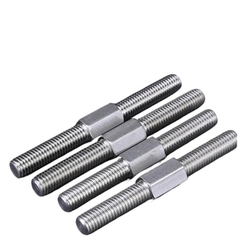 Goujon à double extrémité hexagonale en inox 304 robuste avec filetage inversé - 5