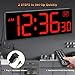 Soobest Digital Wall Clock with Seconds for Gym, Remote Countdown Timer Large LED Display 5 Dimmer (10.2