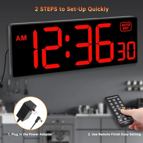 Soobest Digital Wall Clock with Seconds for Gym - Image 5