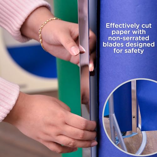 Children’s Factory Mobile Butcher Paper Dispenser, 5-Roll Paper Rack Holder for Classroom, Arts and Crafts, Desk Protection, Easy-Glide Pegs, and Safety Blades