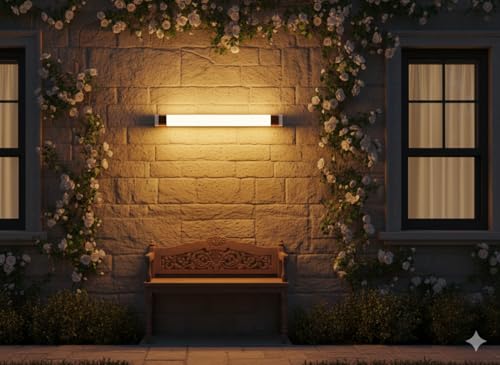 Image of 18W White PVC Body | Dressing Table |Rose Chrome Finish | Bathroom Mirror | Vanity | Picture | Cabinet | Adjustable | Wall Mounted Light. 2 Year Warranty. (18w White, 18w)