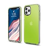 elago Hybrid Hülle Case Kompatibel mit Apple iPhone 11 Pro (5.8') – Stoßfester Harter PC + Weiches TPU Tastenabdeckung, Vollkörperschutz Handyhülle, Erhöhte Kante für Bildschirm & Kamera (Neon Gelb)