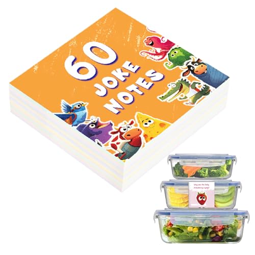 Notas de, tarjetas motivacionales de 60 hojas con mensajes positivos, notas de broma y afirmación para niños, niñas, adolescentes, tarjetas de aliento diario para almuerzos escolares y uso