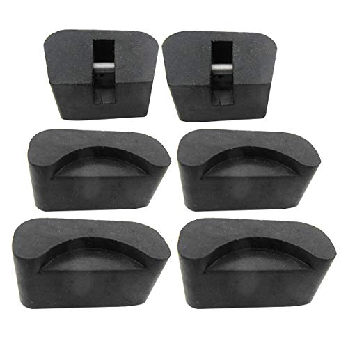 1 set di cuscinetti in gomma. CKPSMS Marca: 1 set #KP-19095, cuscinetto in gomma compatibile con PFAFF 138, 145, 471, 474, 491, 544, 545, 593+