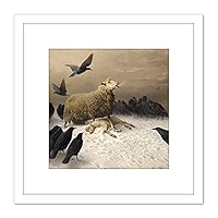 絵画 Sheep Shepherd Boy with Sheep by Francesco Londonio