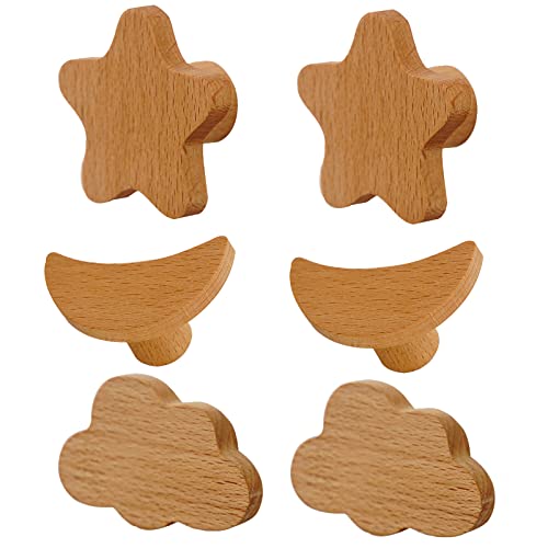 KGUDYS 6 Pezzi Maniglie per cassetti per Bambini,pomelli per mobili,Maniglie