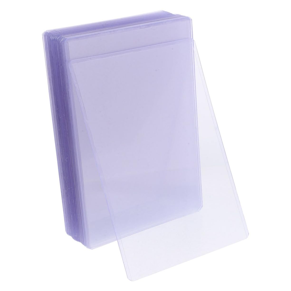 Transparente Kartenhüllen aus Kunststoff, 50 Stück