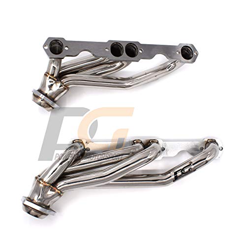 POWERGO MOTORSPORT 1152403820 1-1/2 x 2-5/8 inches 304 Stainless Steel Shorty Headers