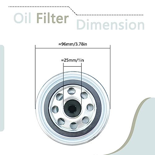 AFEISOL 6.7L Diesel Engine Powerstroke Oil Filter Replace FL2051S, BC3Z-6731-B, BC3Q-6714-CA Compatible With F250 F350 F450 F550 F650 F750 2011-2022 With Seal Ring - Thumbnail 3