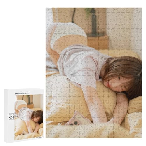 Enako えなこ 102 パズル ジグソーパズル 木製素材 ホーム リラクゼーション かわいい 装飾 贈り物 子供 快適なタッチ 新年 お祭り 大人用 500 PCS