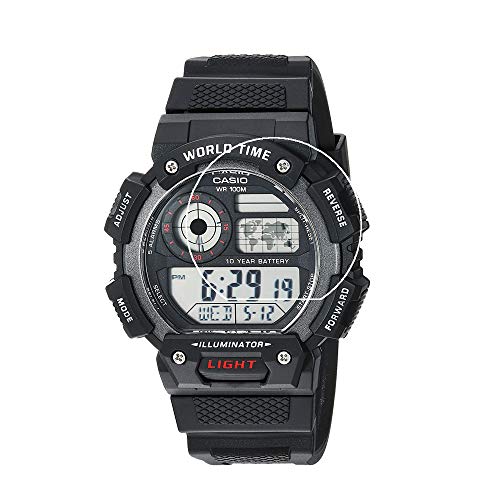 Zshion Screen Protector for Casio AE1400 AE-1400,Ultra-thin Explosion-proof Anti-Scratch Full Coverage Screen Protector for Casio AE-1400 HD Clear (3 Pack)