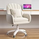 HDHNBA Niedlicher Bürostuhl, Computerstuhl, verstellbare Arbeitsstühle, moderner Bürostuhl, Make-up-Stuhl, 360° drehbarer Computerstuhl, mittlere Rückenlehne.