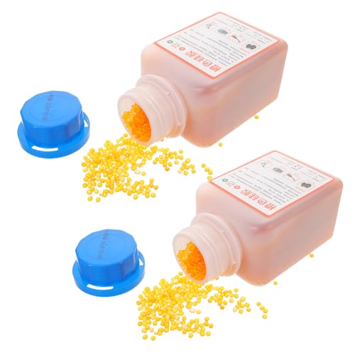 Sílice reutilizable OUNONA con indicador naranja en bote de 500 g para proteger electrónica