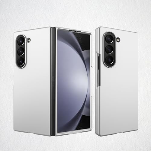Image of for Samsung Galaxy Z Fold 7 Case Slim Featherlight | Bare Hand Feel Anti-Oil Spray Cover | Precise Fit | Anti-Shock Core Guard - Silver