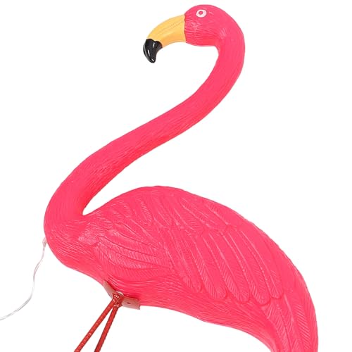 Lampe solaire flamant rose LED PLAFOPE pour décoration de jardin et pelouse extérieure - 3