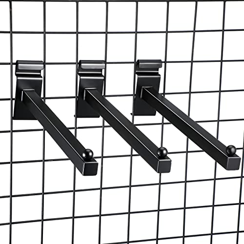 Oudain OUDAIN-STRAIGHT-05412 12 Inches Straight Arm Faceout Hook Gridwall Hooks Grid Wall Hangers Gridwall Peg Hooks Grid Wall Accessories thumb #3