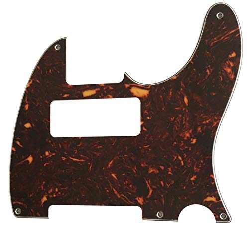 For Fender Esquire Telecaster 5 Hole P90 Style Guitar Pickguard Scratch Plate (4 Ply Brown Tortoise)